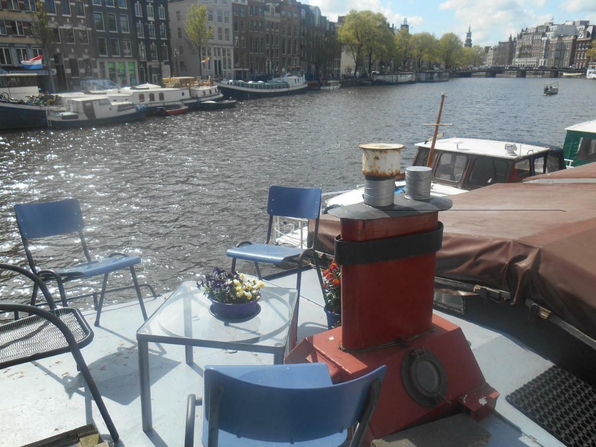 Waterloo Square River Vieuw Houseboat Amsterdam Exterior foto
