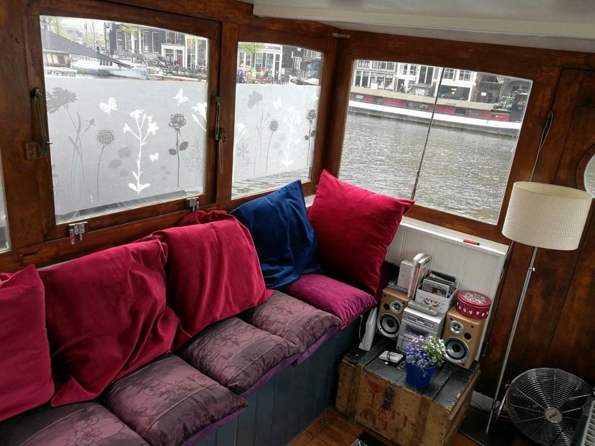 Waterloo Square River Vieuw Houseboat Amsterdam Exterior foto